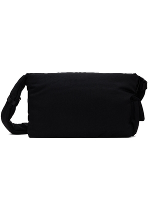 Solid Homme Black Pillow Bag
