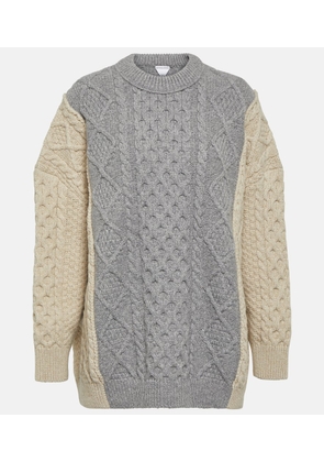 Bottega Veneta Cable-knit wool-blend sweater