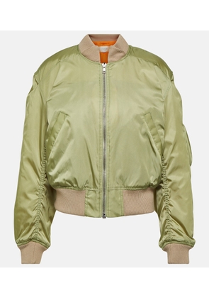 Victoria Beckham Cropped bomber jacket