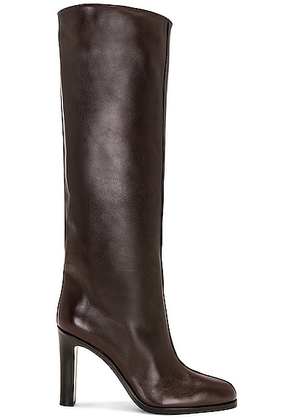 The Row Wide Shaft Boot in Dark Brown - Brown. Size 37 (also in 36, 36.5, 39, 39.5, 41).