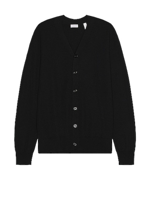Burberry Basic Cardigan in Black - Black. Size L (also in M, S, XL/1X).