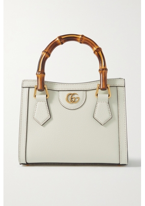 Gucci - Diana Mini Textured-leather Tote - Ivory - One size