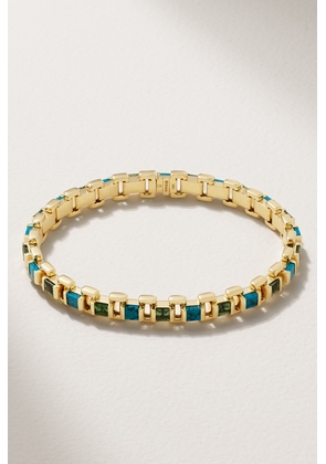 Emily P. Wheeler - + Net Sustain 18-karat Recycled-gold, Turquoise And Emerald Bracelet - One size