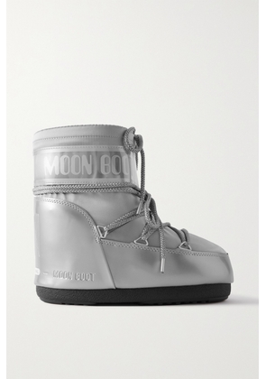 Moon Boot - Icon Low Glance Shell And Pvc Snow Boots - Silver - 42/44,33/35,36/38,39/41