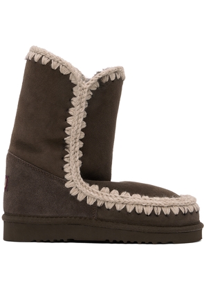Mou Brown 24 Shearling Boots