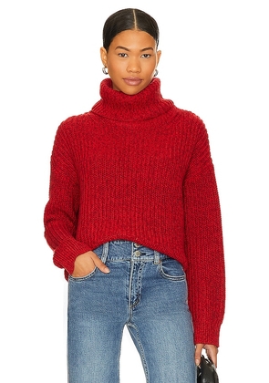Alice + Olivia Vere Sweater in Red. Size XL.
