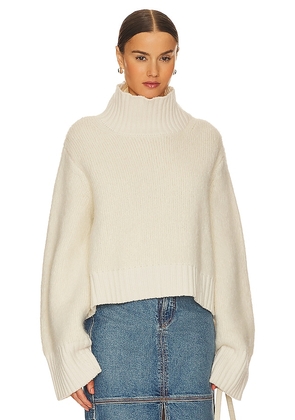 A.L.C. Theo Sweater in White. Size M, S.