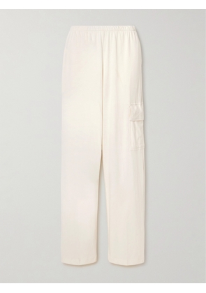 Skin - + Net Sustain Clairo Organic Pima Cotton-jersey Cargo Pants - Cream - 0,1,2,3,4,5