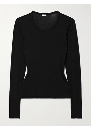 Skin - + Net Sustain Elana Organic Pima Cotton-jersey Top - Black - x small,small,medium,large,x large