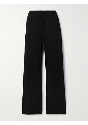 Skin - + Net Sustain Essie Organic Pima Cotton-jersey Pants - Black - x small,small,medium,large,x large,xx large