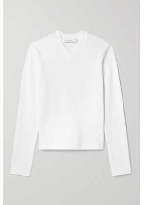 Tibi - Perfect Cotton-jersey Top - White - xx small,x small,small,medium,large,x large