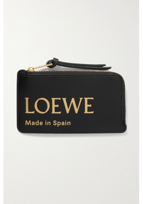 Loewe - Printed Leather Coin Purse - Black - One size