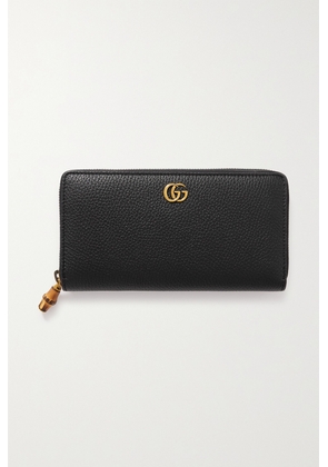 Gucci - Textured-leather Wallet - Black - One size