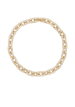 Marc Jacobs J Marc Chain Link Necklace in Metallic Gold.