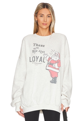 The Laundry Room Ain't Loyal Jumper in White. Size M, S.