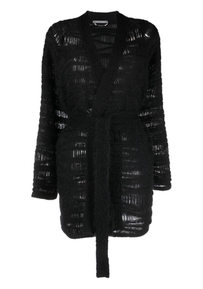 Alberta Ferretti V-neck knitted cardigan - Black