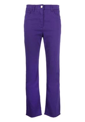 Luisa Cerano mid-rise straight-leg jeans - Purple