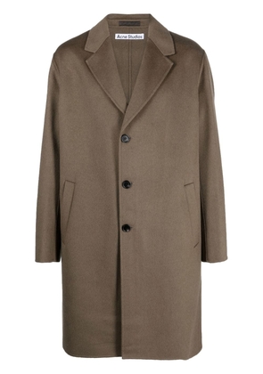 Acne Studios single-breasted notched coat - Green