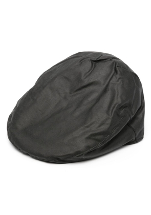 Barbour waterproof cotton flat cap - Black