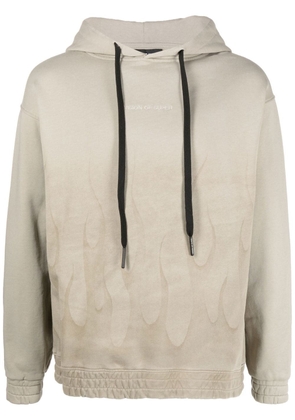 Vision Of Super drawstring pullover hoodie - Neutrals