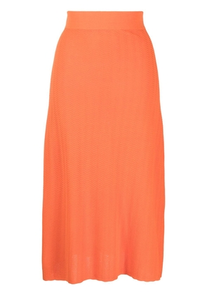 Solid & Striped Vivienne mid-length skirt - Orange