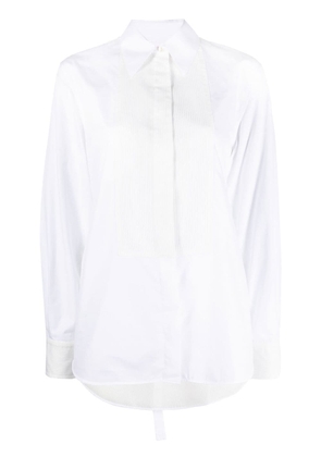 Helmut Lang Tuxedo cut-out shirt - White