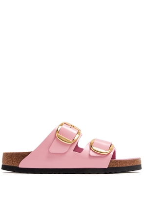 Birkenstock open-toe slip-on buckled leather sandals - Pink