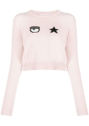 Chiara Ferragni Eye Star long-sleeve jumper - Pink