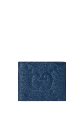 Gucci Jumbo GG leather wallet - Blue