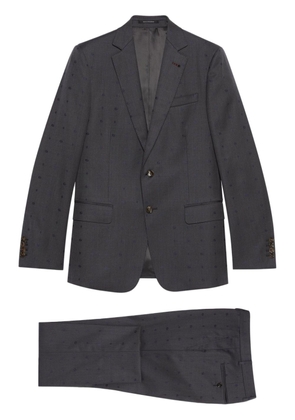 Gucci single-breasted wool suit - Grey