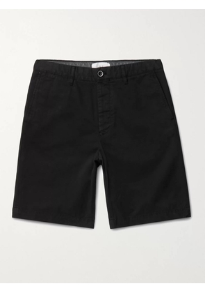 Mr P. - Garment-Dyed Cotton-Twill Bermuda Shorts - Men - Black - UK/US 28