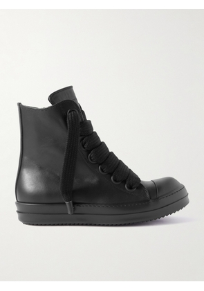Rick Owens - Leather High-Top Sneakers - Men - Black - EU 41