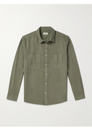 Altea - Brando Cotton-Twill Shirt - Men - Green - S