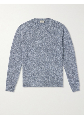 Altea - Mélange Cotton Sweater - Men - Blue - S