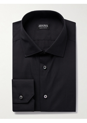 Zegna - Trofeo™ Comfort Shirt - Men - Black - EU 37