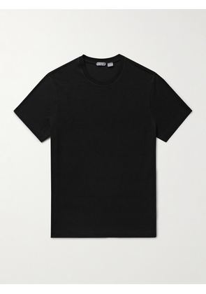 Incotex - Zanone Slim-Fit IceCotton-Jersey T-Shirt - Men - Black - IT 44