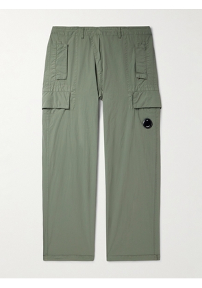 C.P. Company - Straight-Leg Logo-Appliquéd Ripstop Cargo Pants - Men - Green - M