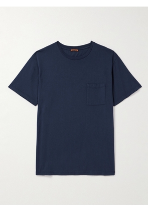 Barena - Giro Cotton-Jersey T-Shirt - Men - Blue - XS