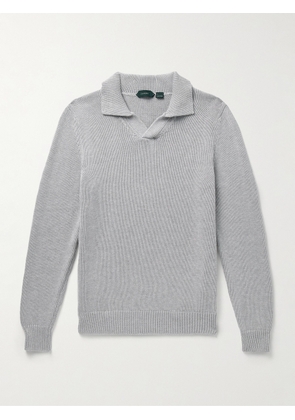 Incotex - Zanone Slim-Fit Cotton Polo Shirt - Men - Gray - IT 44