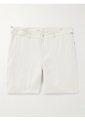 Onia - Straight-Leg Linen Shorts - Men - Neutrals - UK/US 30