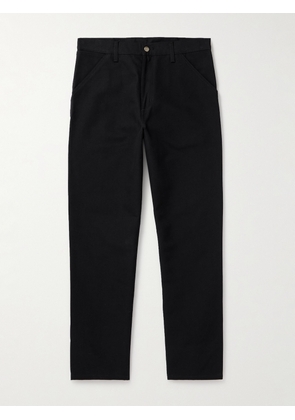 Carhartt WIP - Single Knee Straight-Leg Organic Cotton-Canvas Trousers - Men - Black - UK/US 28