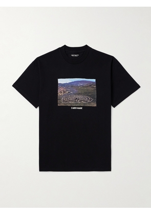 Carhartt WIP - Earth Magic Printed Cotton-Jersey T-Shirt - Men - Black - XS