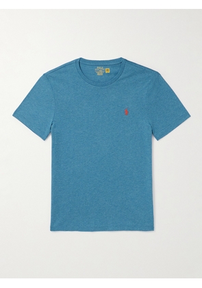 Polo Ralph Lauren - Logo-Embroidered Cotton-Jersey T-Shirt - Men - Blue - XS