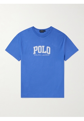 Polo Ralph Lauren - Logo-Appliquéd Cotton-Jersey T-Shirt - Men - Blue - XS