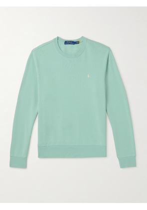 Polo Ralph Lauren - Logo-Embroidered Cotton-Jersey Sweatshirt - Men - Green - XS