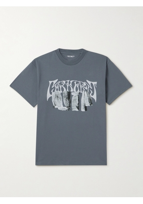Carhartt WIP - Pagan Logo-Print Cotton-Jersey T-Shirt - Men - Gray - XS