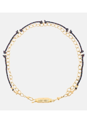 Marie Lichtenberg Rosa 14kt gold locket necklace with diamonds