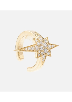 Robinson Pelham North Star 14kt gold ear cuffs with diamonds