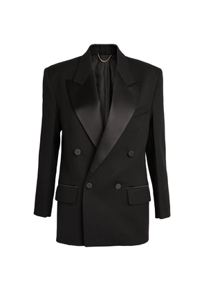 Victoria Beckham Wool-Blend Tuxedo Jacket