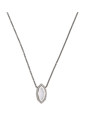 Eva Fehren Black Gold And Diamond Prism Necklace